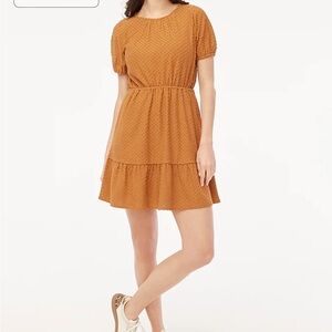 J Crew Factory Knit clip-dot mini dress size XL